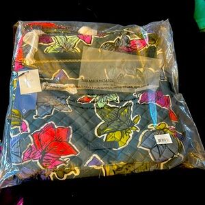 Vera Bradley Signature Print Falling Flowers Crossbody Bag